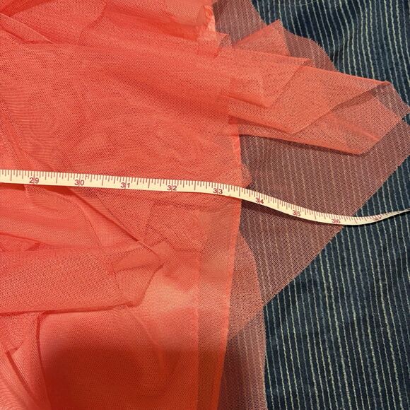 Emily West Girls Dress 16 Coral Tulle Party Formal Prom Dance Special Occasion - Picture 7 of 8